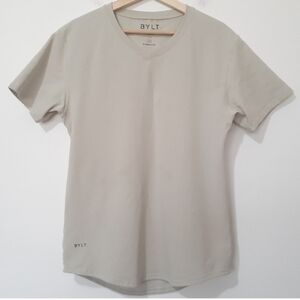 BYLT Men's Premium Basics Drop Cut V-Neck Lux Blend Shirt Size XL